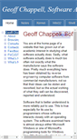 Mobile Screenshot of geoffchappell.com