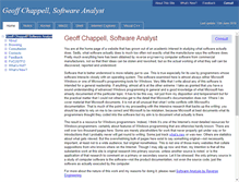 Tablet Screenshot of geoffchappell.com